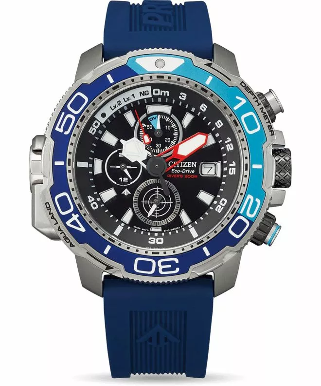 Orologio da Uomo Citizen Promaster Marine Aqualand Eco-Drive Diver BJ2169-08E