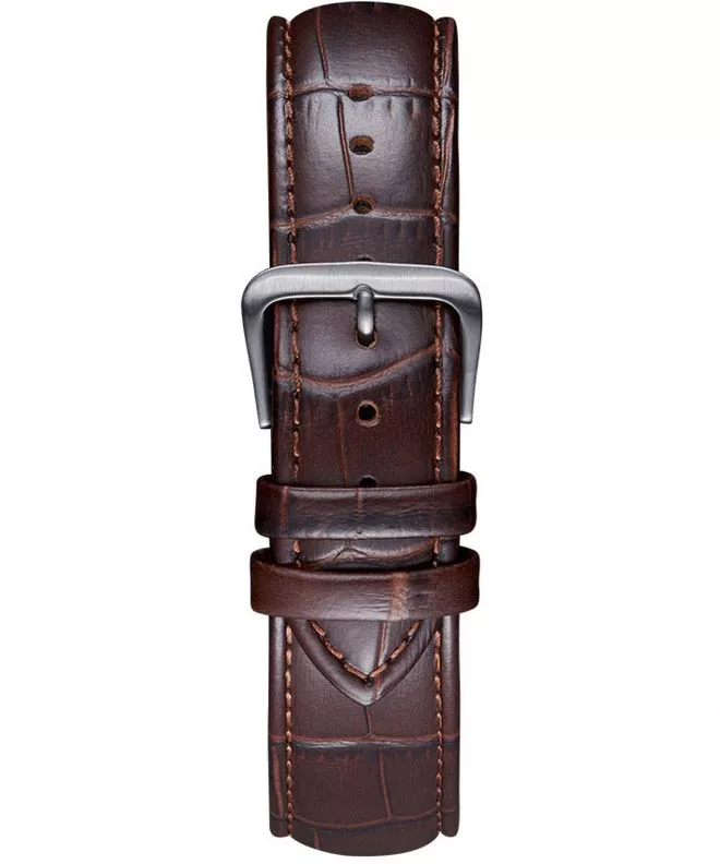 Striscia Meller Crocodile Brown Gunmetal 20 mm GST-1.2BROWN