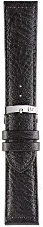Striscia Morellato Panamera Cuoio Rugato Nero 20 mm A01X4938C22019CR20