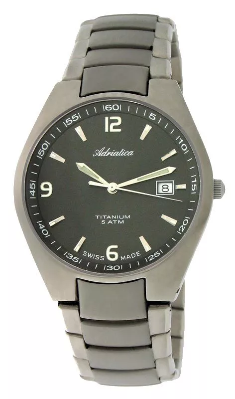 Orologio da Uomo Adriatica Classic Titanium A1069.4154Q