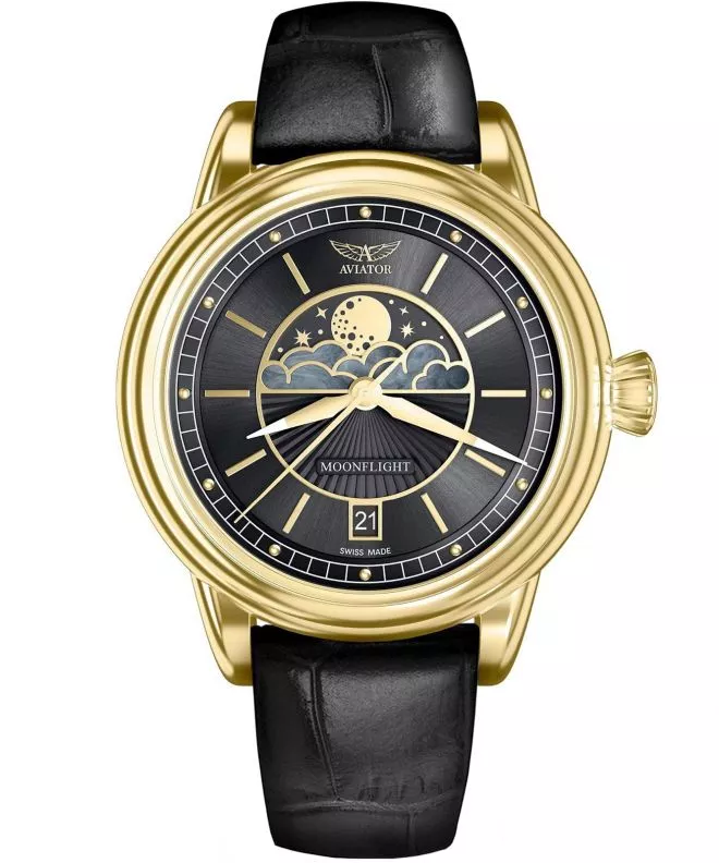 Orologio da Donna Aviator Douglas Moonflight Limited Edition + cinturino Aviator V.1.33.1.344.5-SET
