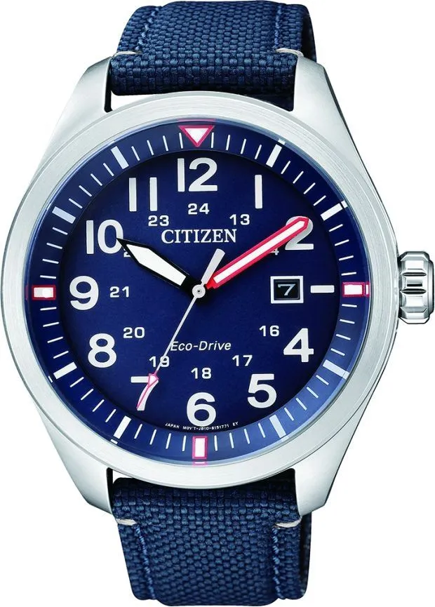 Orologio da Uomo Citizen Military Eco-Drive AW5000-16L
