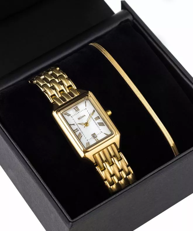 Orologio da Donna BOWA Barcelona Pearl Gold Steel 23 Gift Set BC234-154-144S-419-03