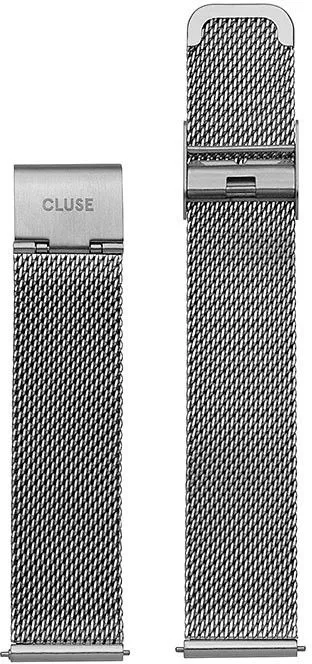 Bransoleta Cluse Minuit Mesh Silver 16 mm CS1401101028 (CLS345)