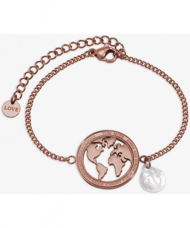 Bracciale Tom Hope Globe Bracelet Coffee TM0643