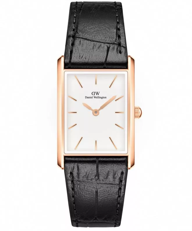 Orologio da Donna Daniel Wellington Bound Black Crocodile Rose Gold 24 DW00100698