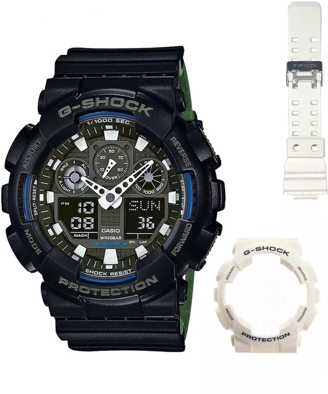 Orologio da Uomo Casio G-Shock GA-100 Original Set GA-100B-Set076