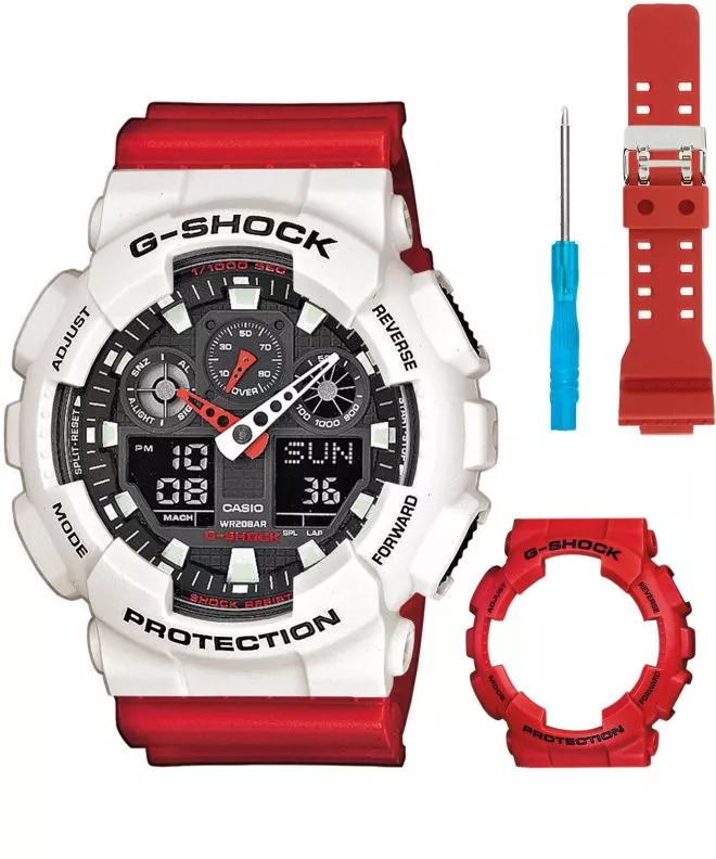Orologio da Uomo Casio G-Shock GA-100 Original Set GA-100B-Set109