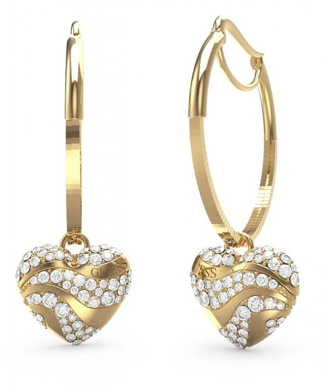 Orecchini Guess Crystal Heart JUBE04505JWYGT/U