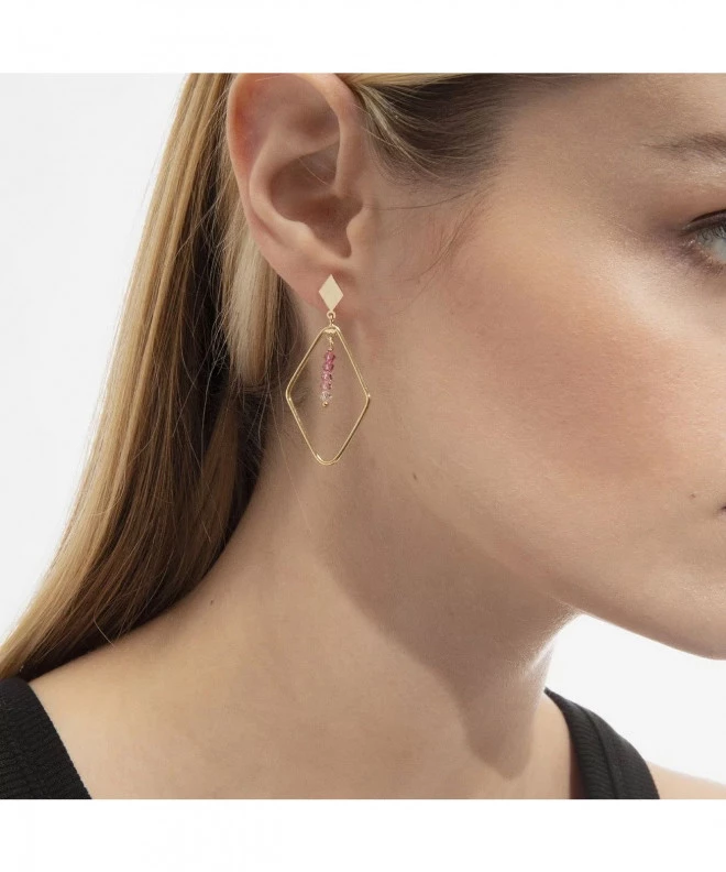 Orecchini Victoria Cruz Anya Argento 925 + Oro 18K A4499-21DT