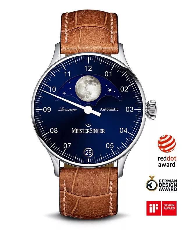 Orologio da Uomo Meistersinger Lunascope Automatic LS908_SG03