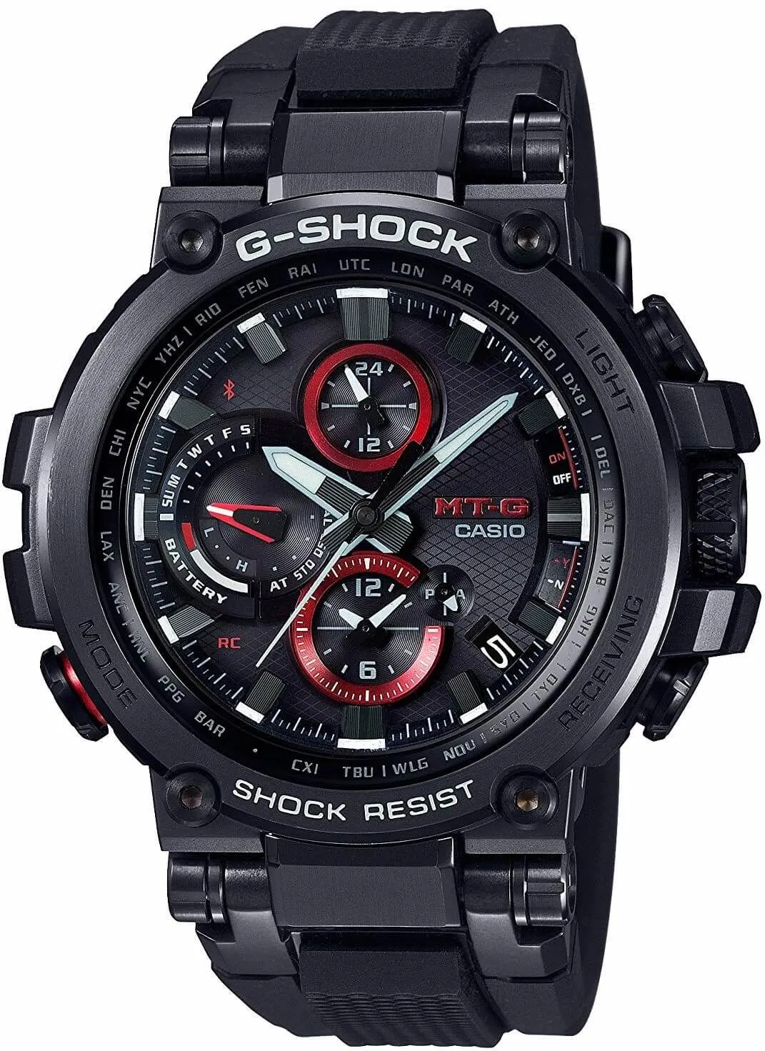 Orologio da Uomo G-SHOCK Exclusive Metal Twisted G 2-Way Sync MTG-B1000B-1AER