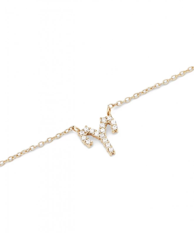 Collana Daniel Wellington Crystal Zodiac Chain Gold Aries DW00400919