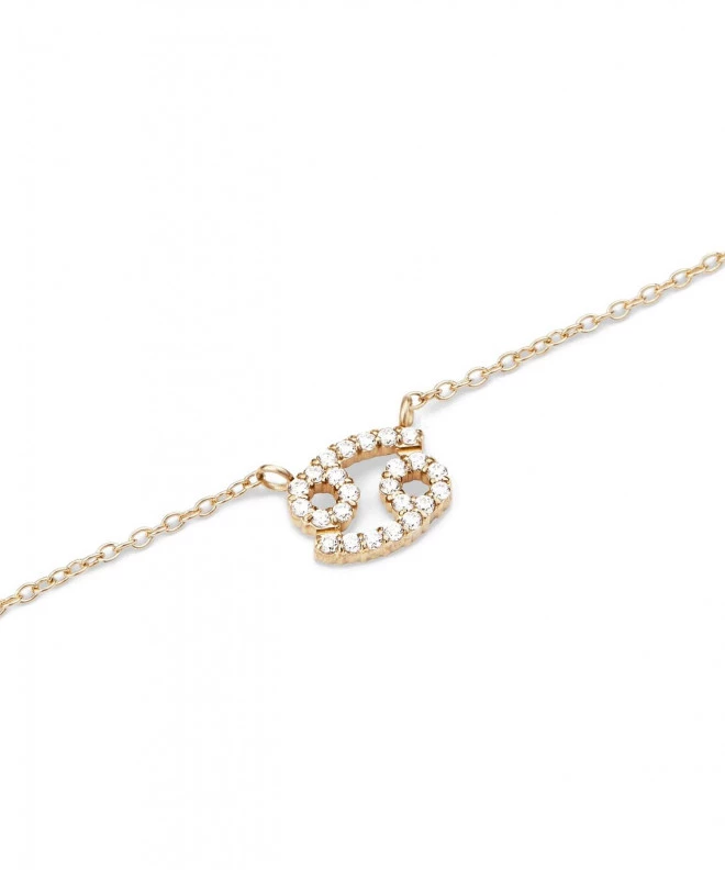 Collana Daniel Wellington Crystal Zodiac Chain Gold Cancer DW00400922