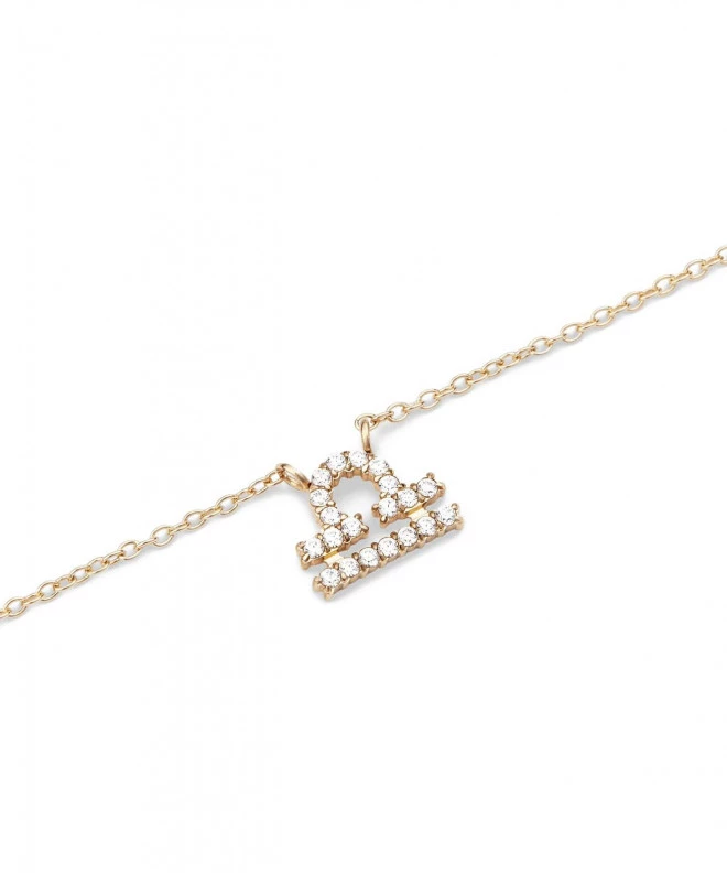 Collana Daniel Wellington Crystal Zodiac Chain Gold Libra DW00400925