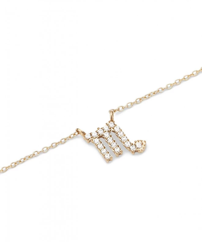 Collana Daniel Wellington Crystal Zodiac Chain Gold Scorpio DW00400926