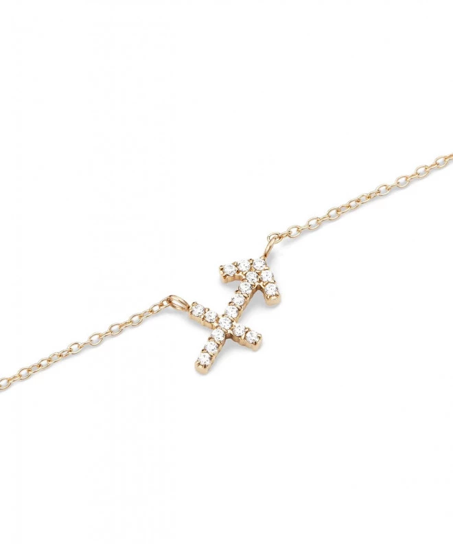 Collana Daniel Wellington Crystal Zodiac Chain Gold Sagittarius DW00400927