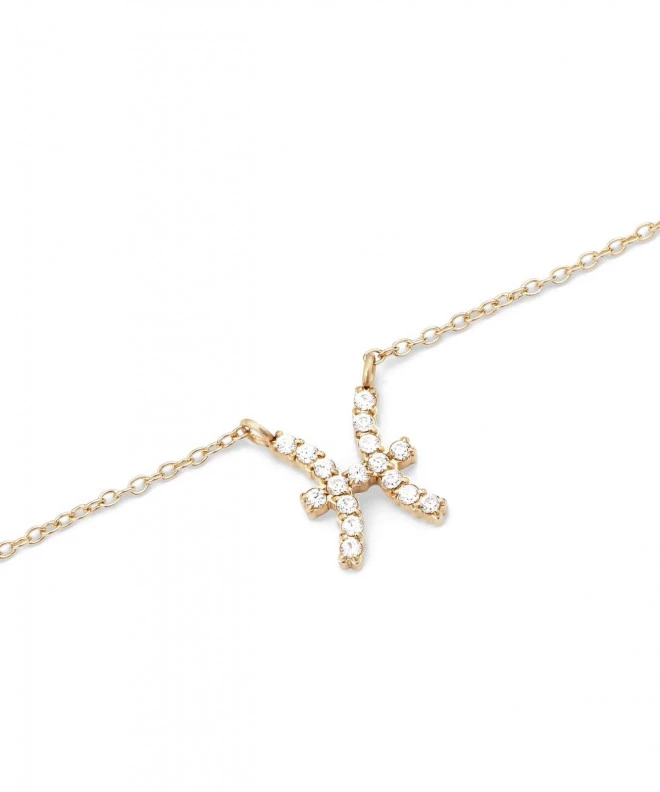 Collana Daniel Wellington Crystal Zodiac Chain Gold Pisces DW00400930