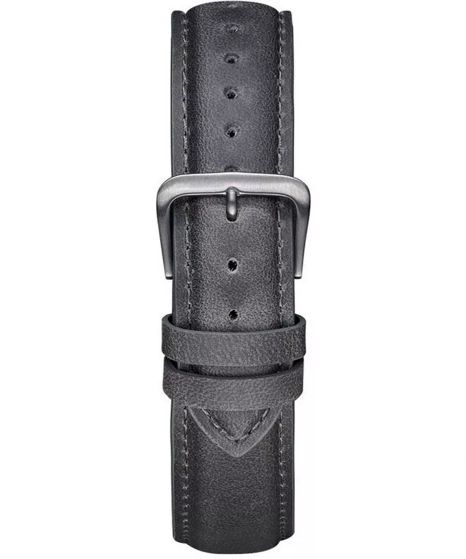 Striscia Meller Grey Gunmetal Leather 20 mm GST-1GREY