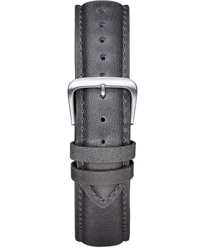 Striscia Meller Grey Silver Leather 20 mm PST-1GREY