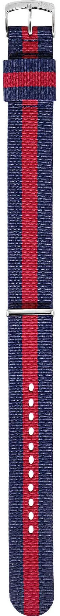 Striscia Morellato Evolution Nastro Cannete Blue-Red 18 mm A01X4737A74882CR18