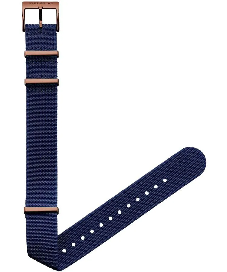 Cinturino Sternglas Field Marineblau 20 mm S03-FI08