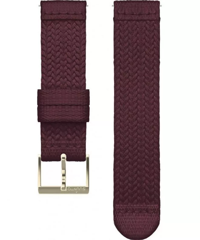 Striscia Suunto Athletic 5 Braided Textile Strap Burgundy Gold Size S SS050376000