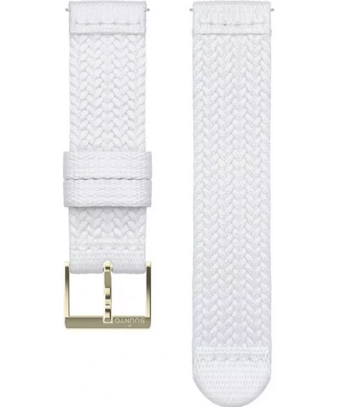 Striscia Suunto Athletic 5 Braided Textile Strap White Gold Size S SS050375000