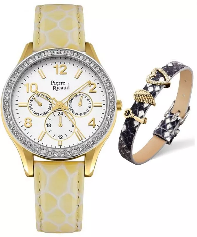 Orologio da Donna Pierre Ricaud Multifunction + bransoletka Pierre Ricaud P21069.PR152.1SNK