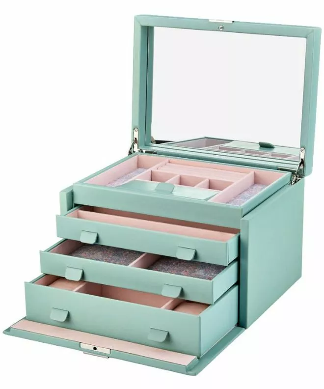 Scatola Wolf x Liberty - Julia Interior Print Sage dimensione L 381051