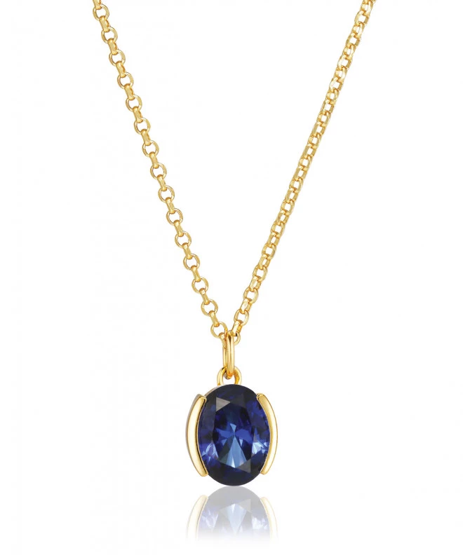 Collana SIF JAKOBS Ellisse Carezza SJ-N2353-BLCZ-YG