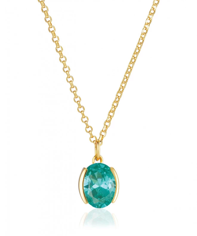 Collana SIF JAKOBS Ellisse Carezza SJ-N2353-TQCZ-YG