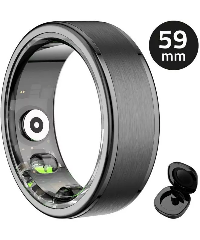 Smartring Unisex Manta OneRing Nero 59 mm SR01BK-59