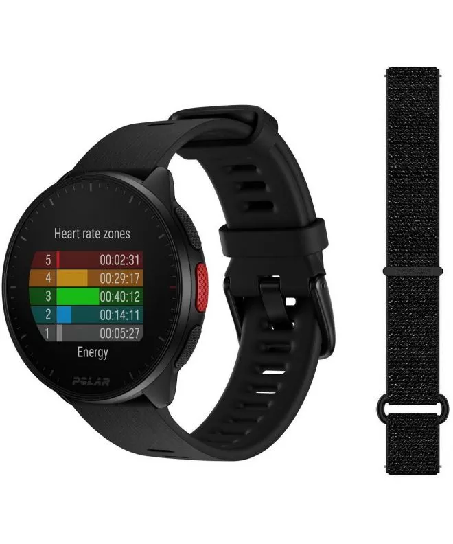 Orologio Sportivo Unisex Polar Pacer Night Black SET 725882063973