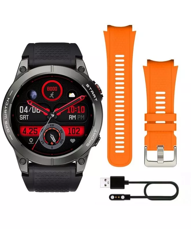 Smartwatch Unisex Manta Activ X GPS Czarny SET SWA001BK