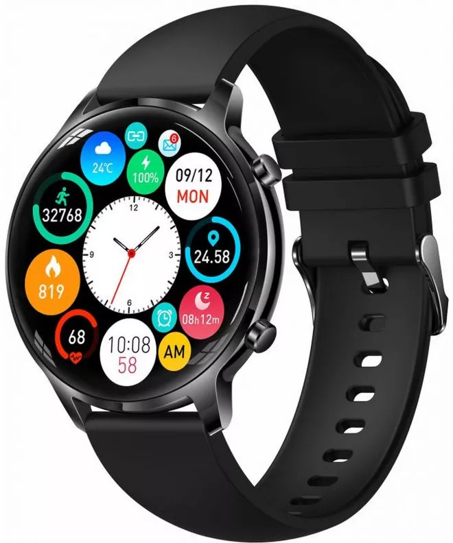 Smartwatch Unisex Manta Kelly Czarny SWU301BK