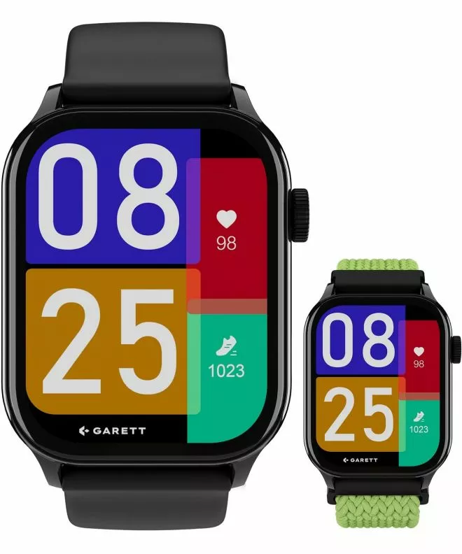 Smartwatch Unisex Garett Activity 3 Nero SET 5904238487242