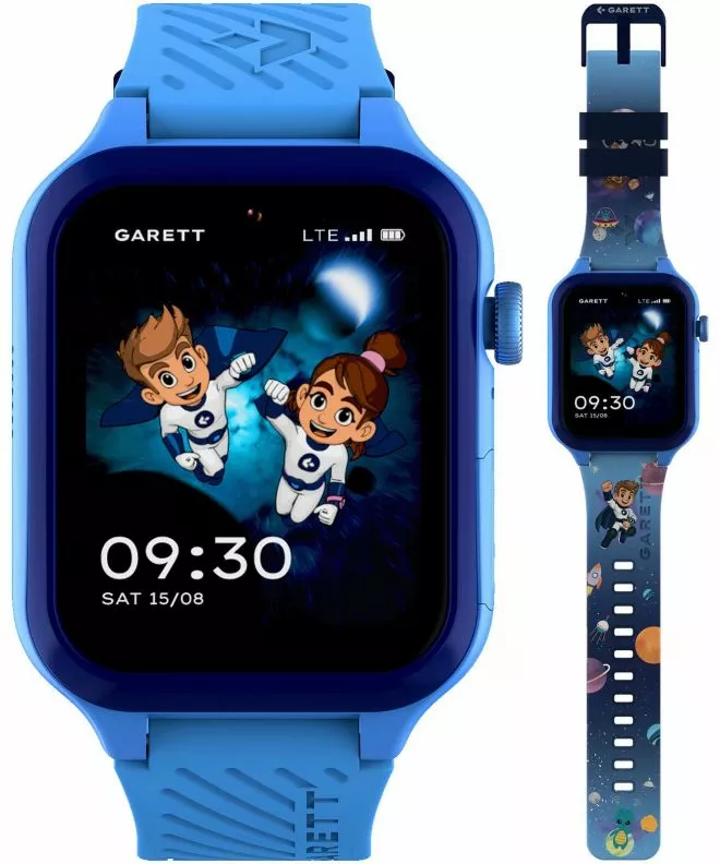 Smartwatch per Bambini Garett Kids Essa AI 4G Blu SET 5904238487273