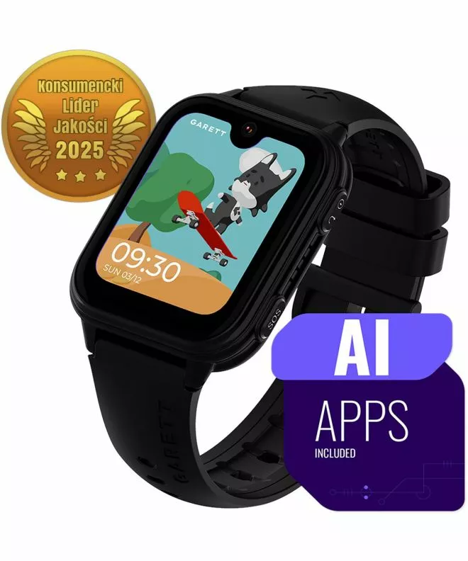 Smartwatch per Bambini Garett Kids Vibe AI 4G Nero 5904238487402