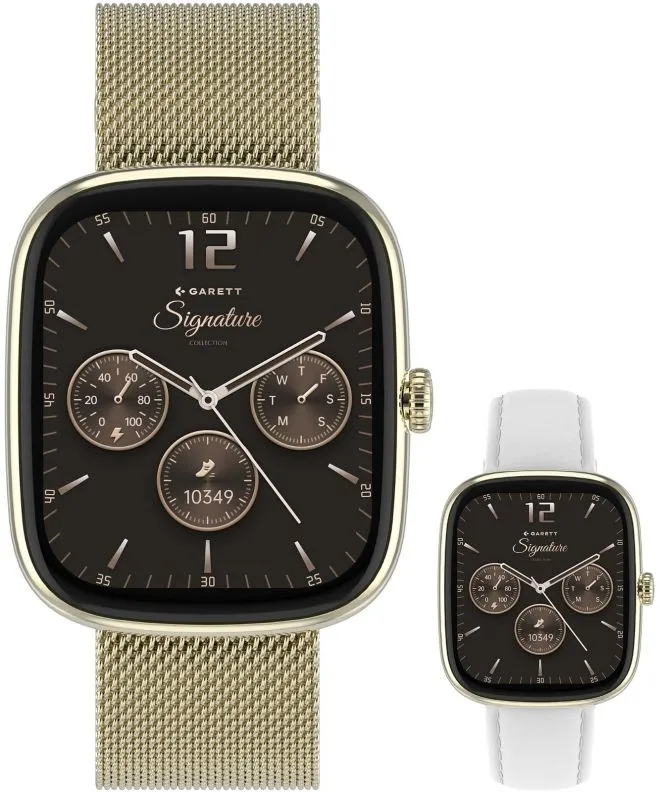 Smartwatch da Donna Garett Signature Flow Gold Mesh SET 5904238485033