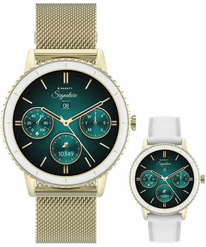 Smartwatch da Donna Garett Signature Grace Gold Mesh SET 5904238485057