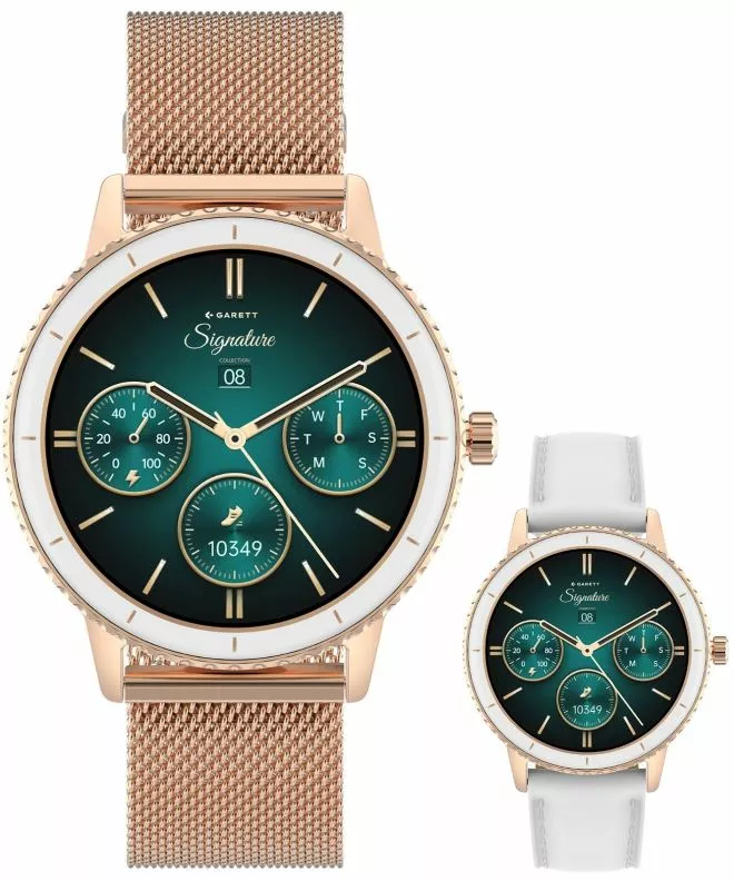 Smartwatch da Donna Garett Signature Grace Rose Gold Mesh SET 5904238485064