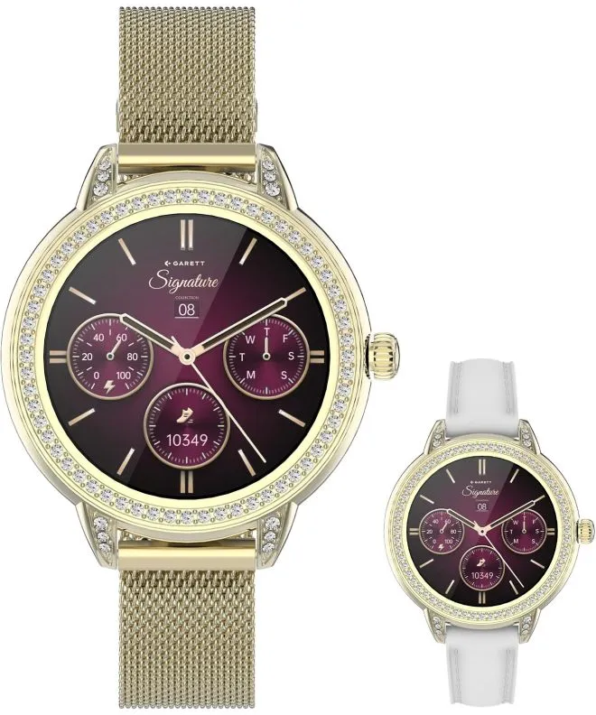 Smartwatch da Donna Garett Signature Stella Gold Mesh SET 5904238485125