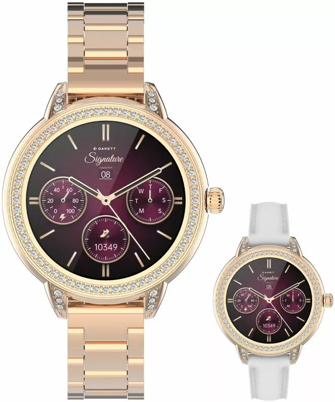 Smartwatch da Donna Garett Signature Stella Rose Gold Solid SET 5904238485101