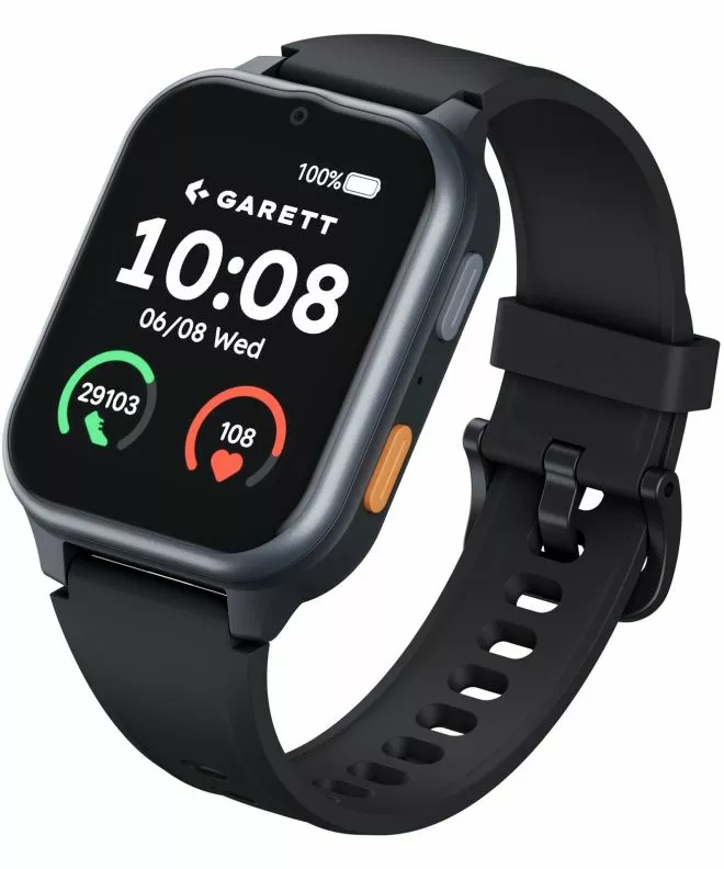 Smartwatch Unisex Garett Vita 4G Black 5904238487358