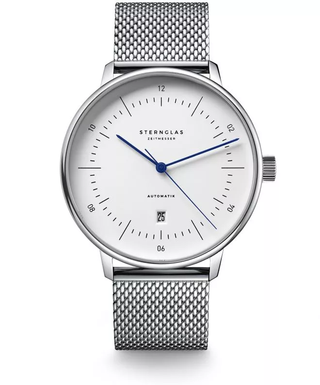 Orologio da Uomo Sternglas Naos XL Automatik White S02-NX01-MI04