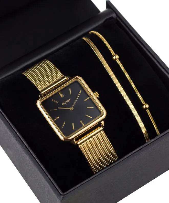 Orologio da Donna BOWA Vienna Black Gold Mesh 29 Gift Set VI294-14-164M-419-01