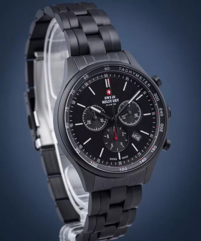 Orologio da Uomo Swiss Military by Chrono Quartz Chrono Tachymeter SM34081.04