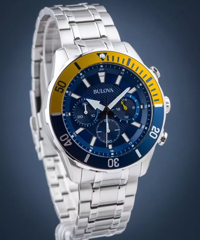 Orologio da Uomo Bulova Sport Blue Chronograph 98A245