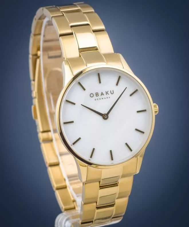 Orologio da Donna Obaku Lyng Lille-Gold V247LXGWSG